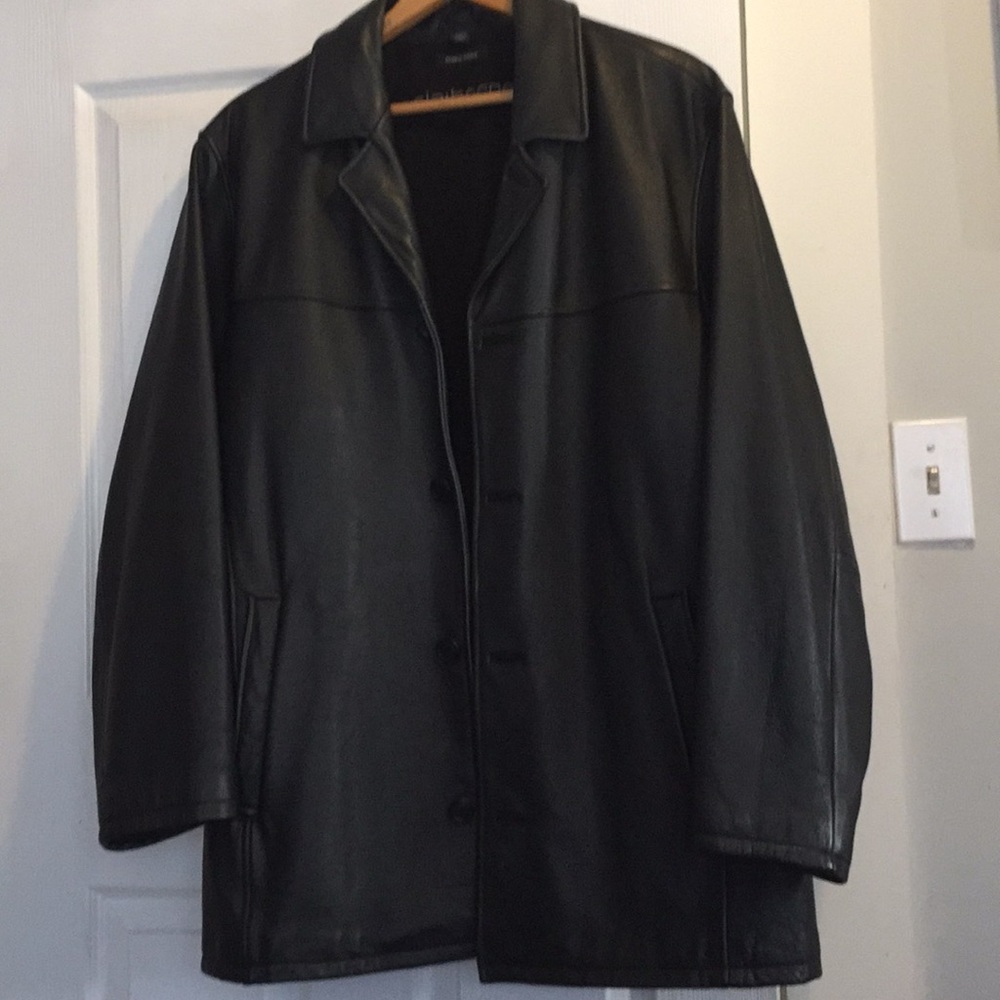 Black leather Liz Claiborne jacket for me